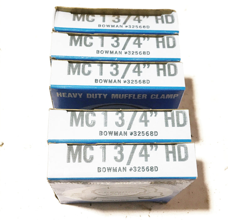 Nickson 1-3/4" Heavy Duty Muffler Clamp MC1-3/4 HD [Lot of 5] NOS