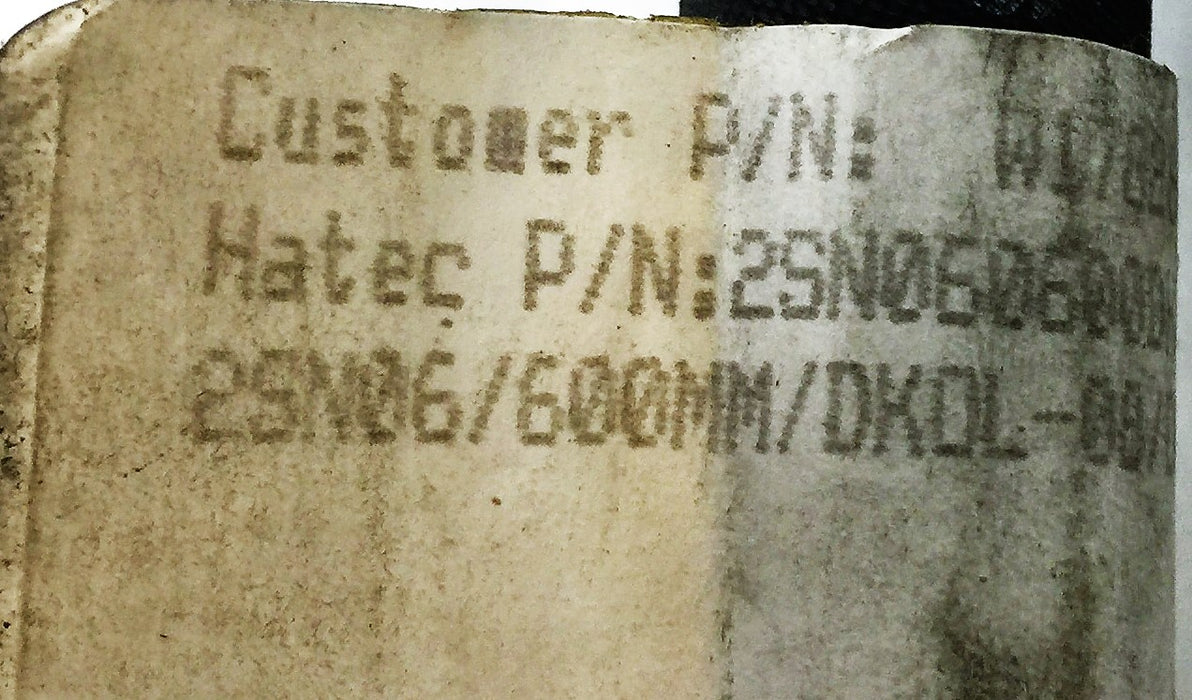 Hatec Hydraulic Hose 2SN06 600mm (23.62") DKOL-08 NOS