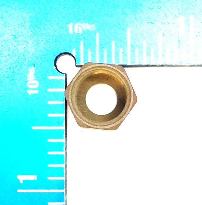Unbranded 1/4" Brass Compression Nut [Lot of 12] NOS