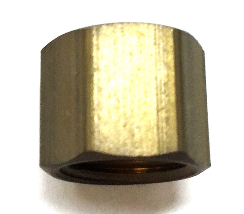 Unbranded 1/4" Brass Compression Nut [Lot of 12] NOS