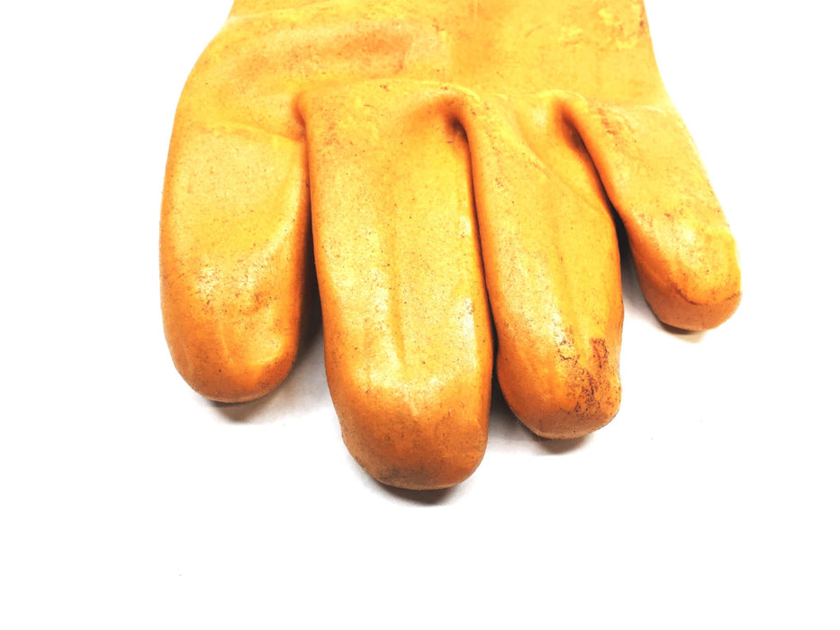 Ansell Edmont Monkey Grip Size 10 Tan Polyvinyl Chloride Gloves 3-312 NOS