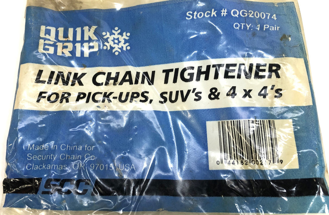 Quik Grip Link Tire Chain Tightener QG20074 [Lot of 2] NOS