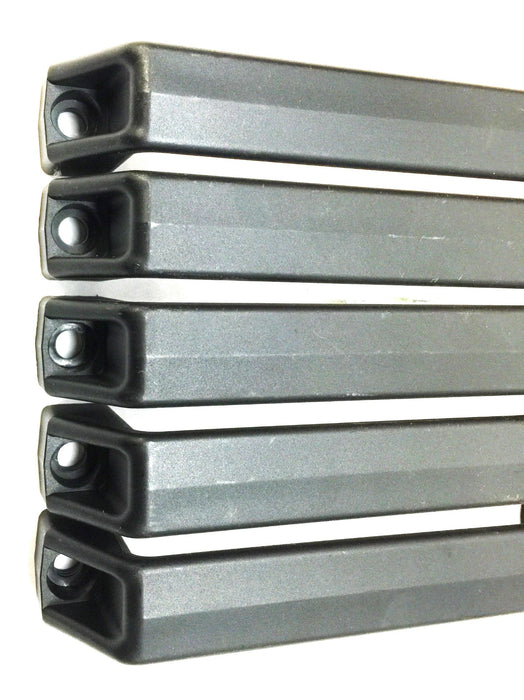 ELESA 7.5" Center to Center, 1" Wide Black Matte Plastic Pull [Lot of 5] NOS
