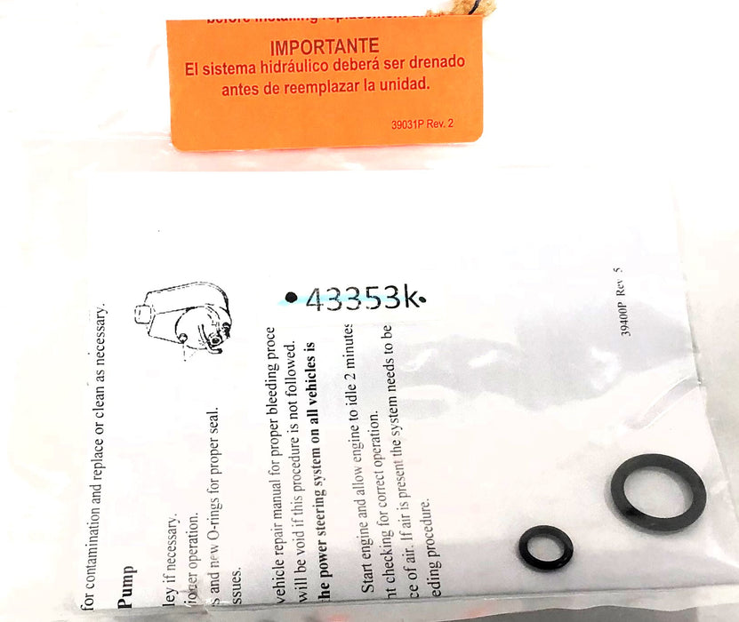 Cardone Federated DOM HYD Steering Pump 20-989 REMANUFACTURED