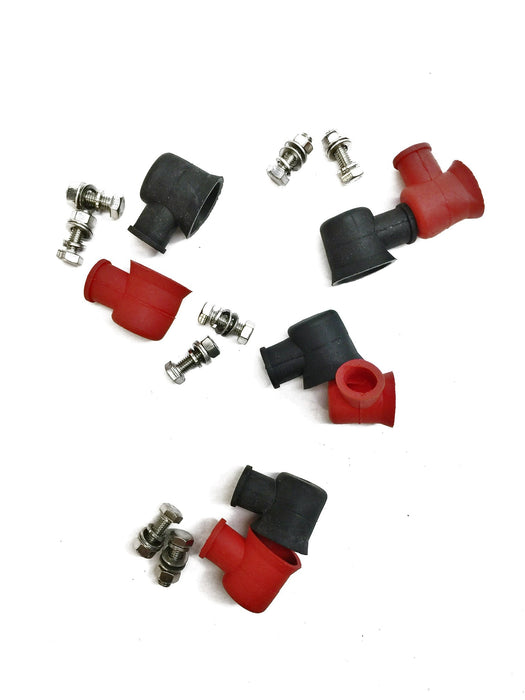 Universal Rubber Boot Terminal Cover Set [Lot of 4] NOS