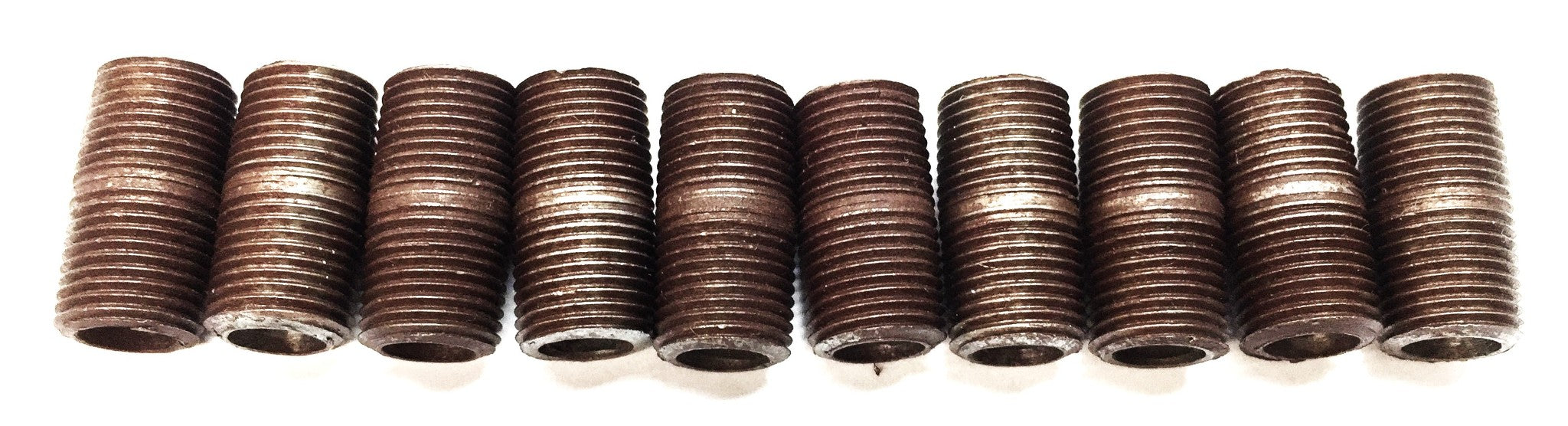 Unbranded 1/8"-Close Sch 40 Steel Nipple [Lot of 10] NOS