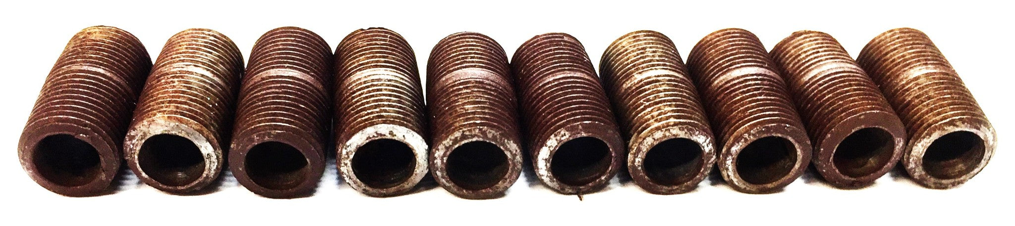 Unbranded 1/8"-Close Sch 40 Steel Nipple [Lot of 10] NOS