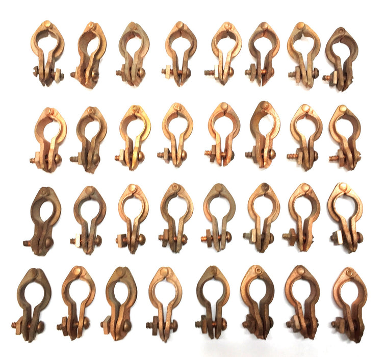 F&M 1/2" Copper Ring Pipe Hanger [Lot of 32] NOS