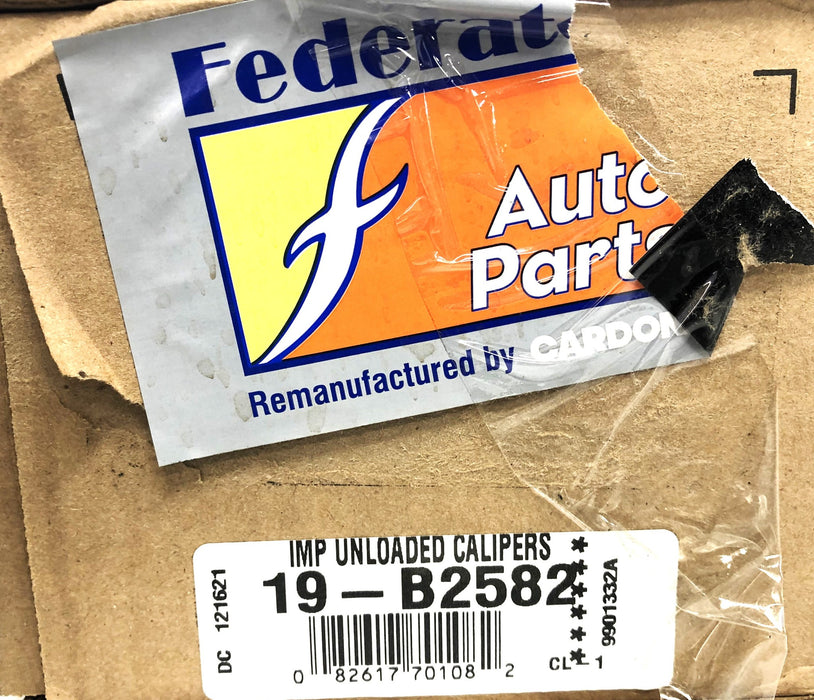 Cardone Federated IMP Unloaded Disc Brake Caliper 19-B2582 REMANUFACTURED