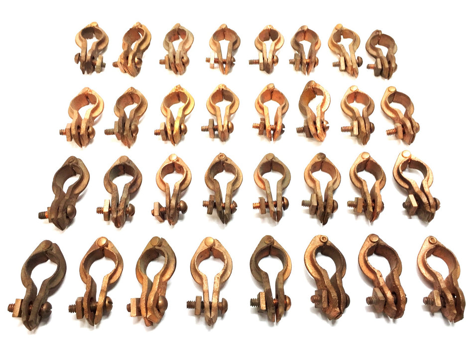 F&M 1/2" Copper Ring Pipe Hanger [Lot of 32] NOS