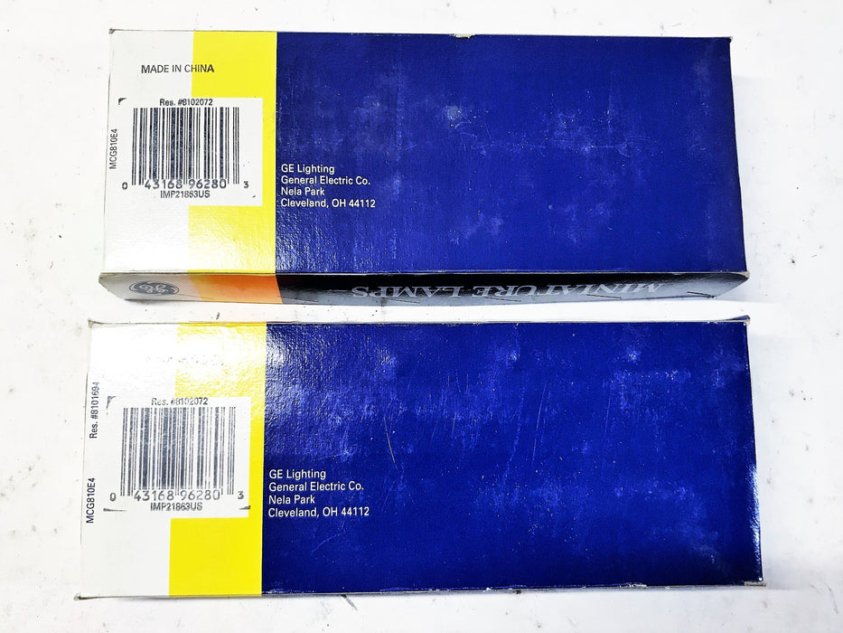 GE Wedge Base 24.4 Watts 12V Lamps GE3156 [Lot of 20] NOS