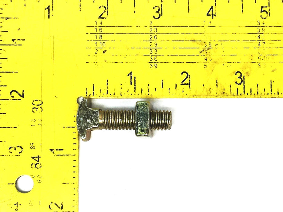 Unbranded 1/4 Inch Screw Bolt With T-Nut 7A-CY [Lot of 14] NOS