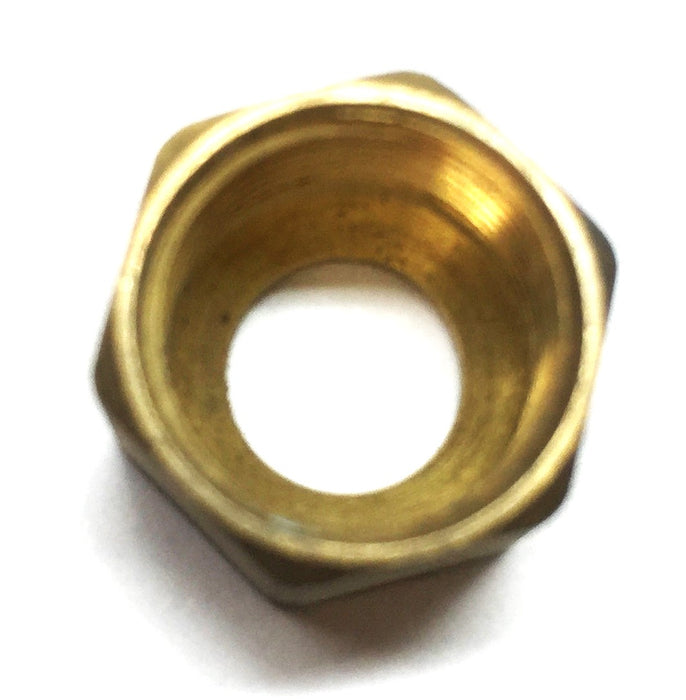 Unbranded 5/16" Brass Compression Fitting [Lot of 10] NOS