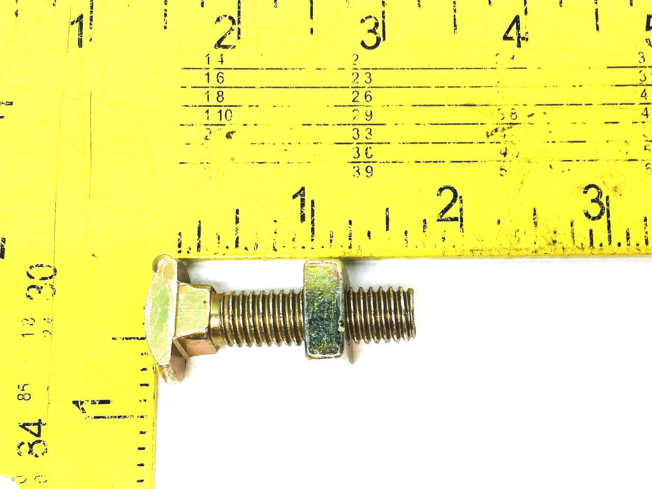Unbranded 1/4 Inch Screw Bolt With T-Nut 30-I [Lot of 22] NOS