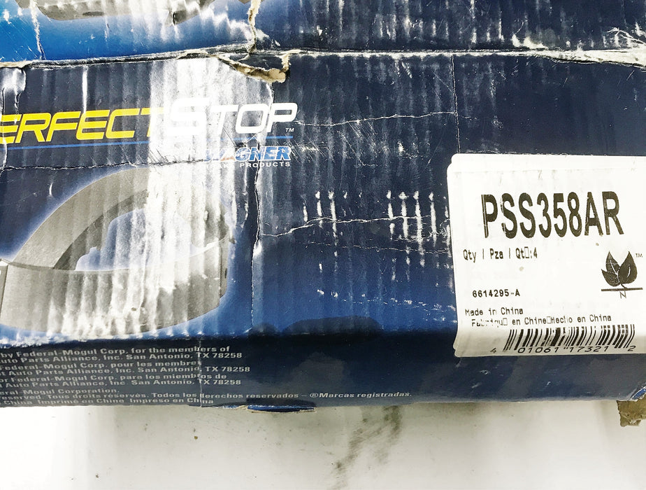 Wagner "Perfect Stop" Brake Shoe Set PSS358AR NOS