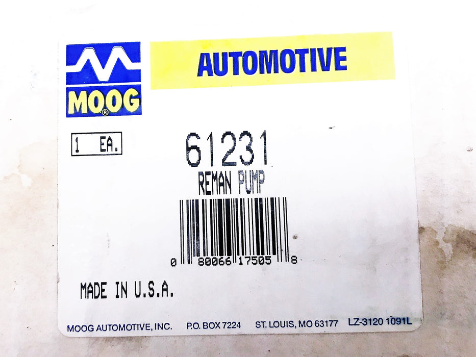 Moog Power Steering Pump 61231 REMANUFACTURED