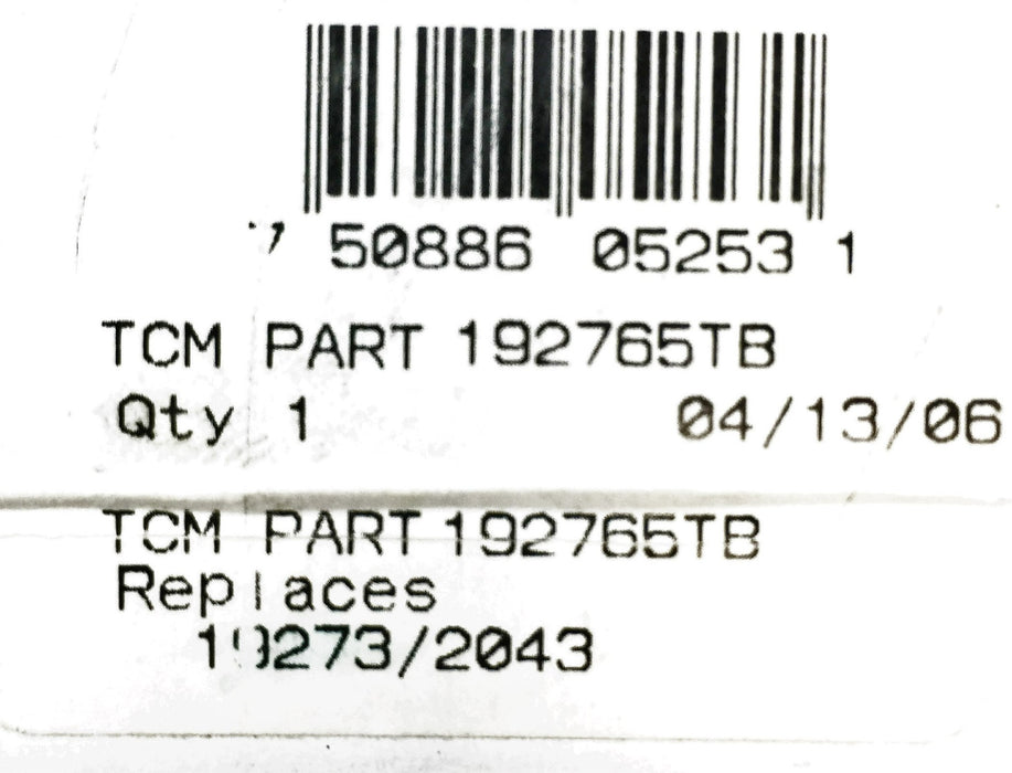 TCM Seal 192765TB (2043) NOS