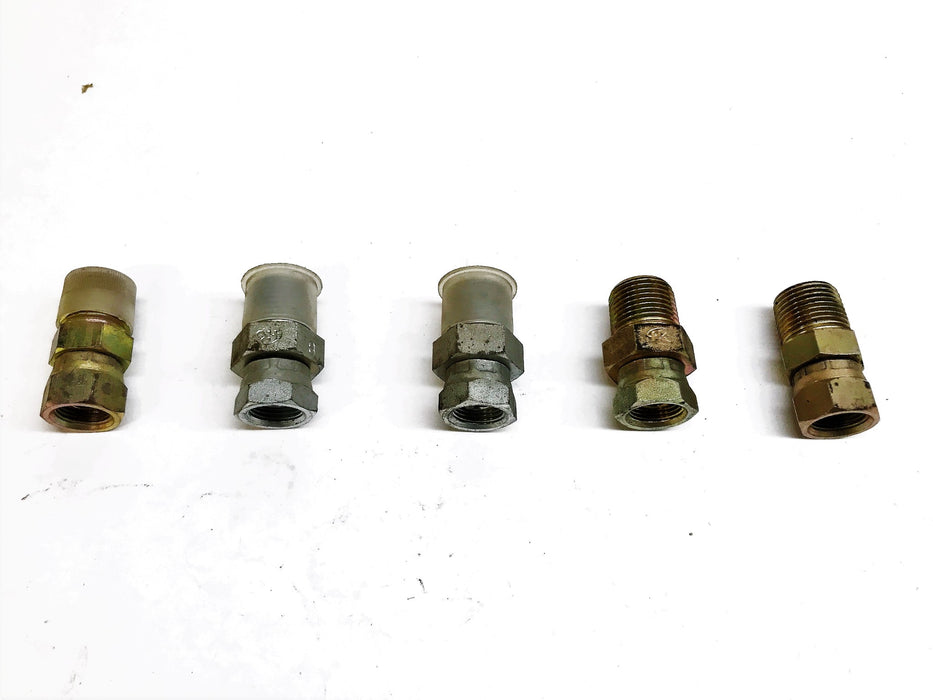 Unbranded 3/8" Female to 1/2" Male Pipe Fitting 9205X6X8 [Lot of 5] NOS