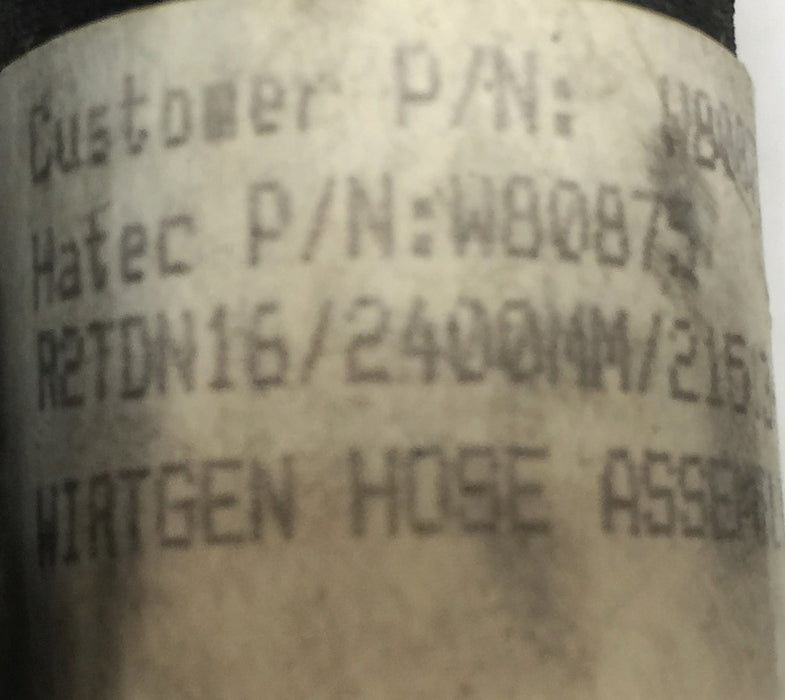 Hatec Hydraulic Hose R2TDN16 2400mm (94.48") 21593-10-26 NOS