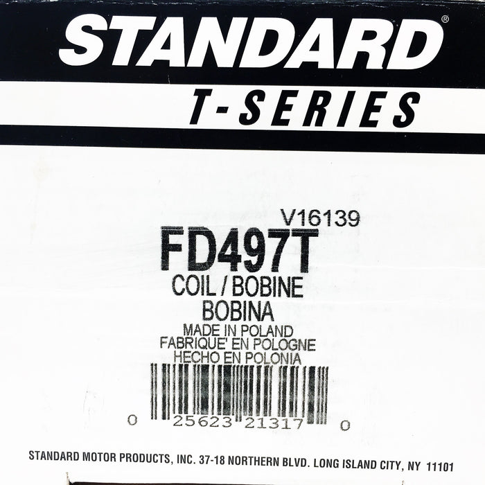 Standard T-Series Ignition Coil FD497T NOS