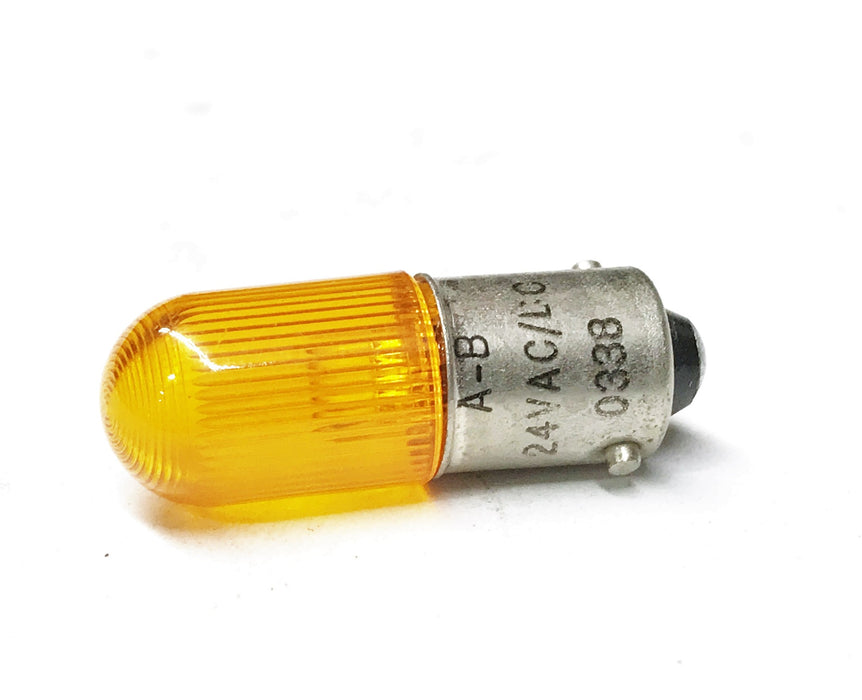 Allen Bradley 24V Amber Replacement Pilot Light Bulb 800T-N319A NOS