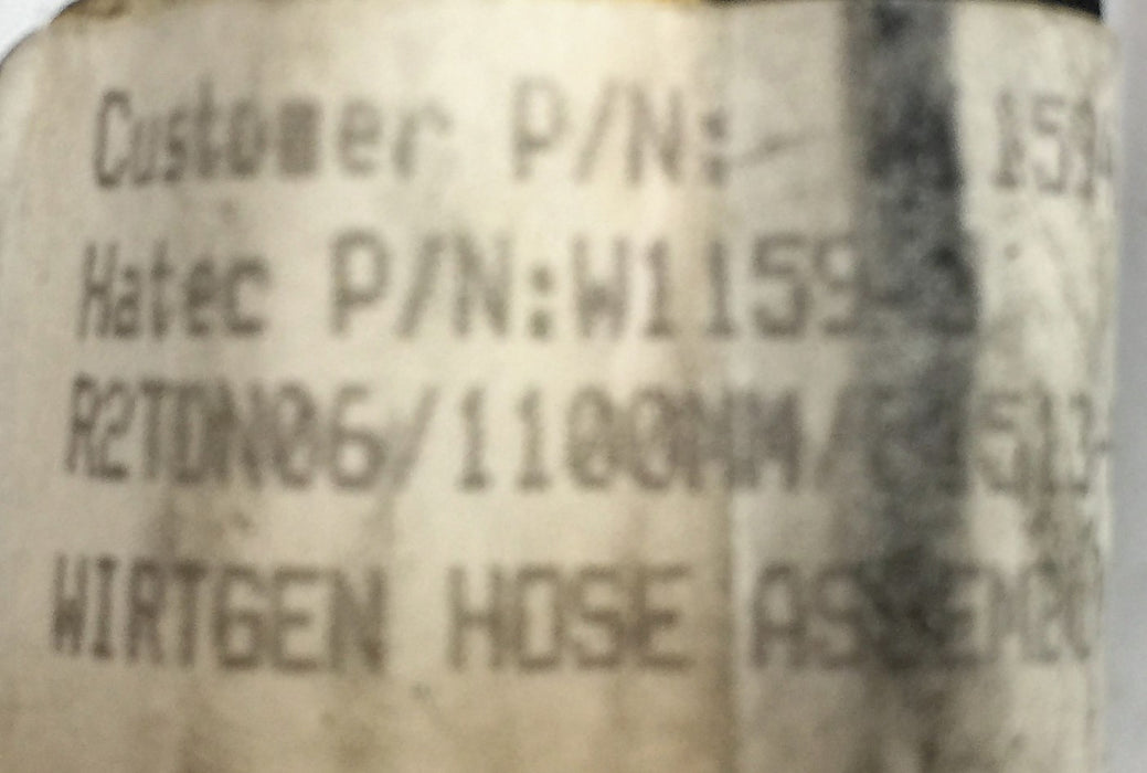 Hatec Hydraulic Hose R2TDN06 1100mm (43.30") 21513-04-14 NOS