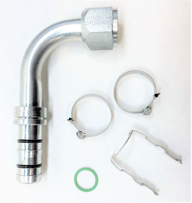 MOBILE CLIMATE CONTROL/MCC A/C 90 Degree Hose Fitting 40-64075-55 NOS