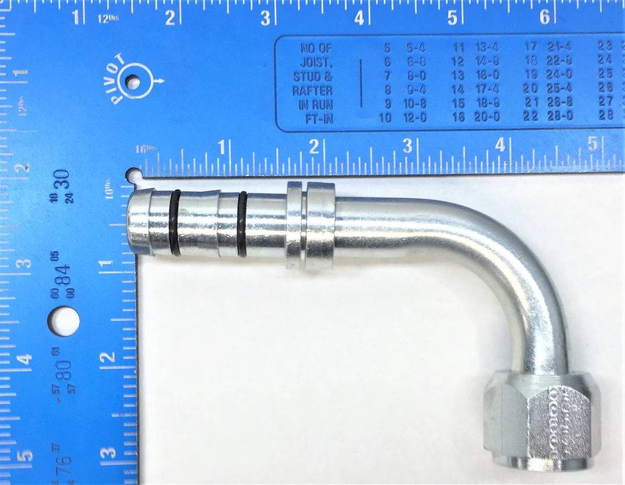 MOBILE CLIMATE CONTROL/MCC A/C 90 Degree Hose Fitting 40-64075-55 NOS