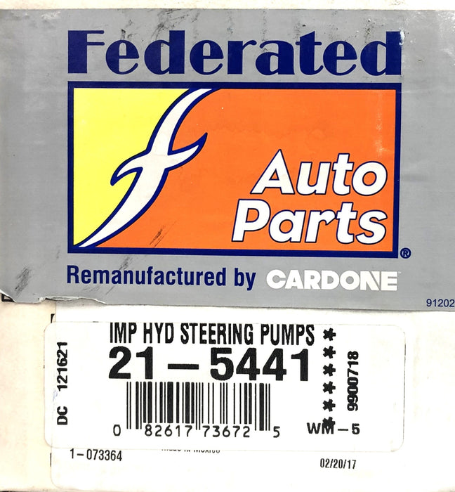 Cardone Federated IMP HYD steering Pump 21-5441 REMANUFACTURED