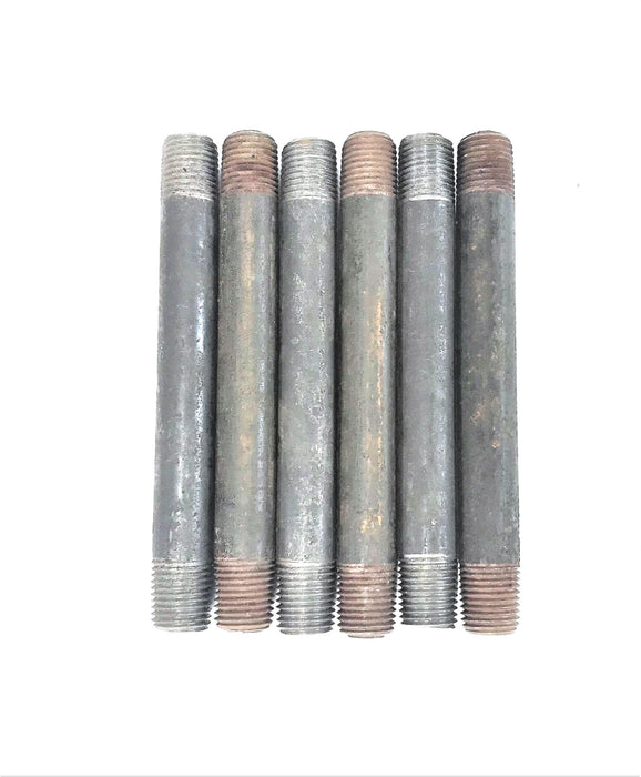 Unbranded Black Sch 80 Nipple 1/4"x4-1/2" [Lot of 6] NOS
