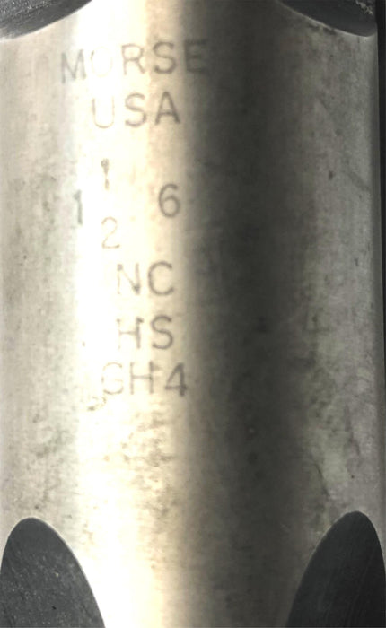 GW Morse 1-1/2 INCH - 6 NC HS GH4 Plug 4 Flute Ground Thread Hand Tap 2046 USED