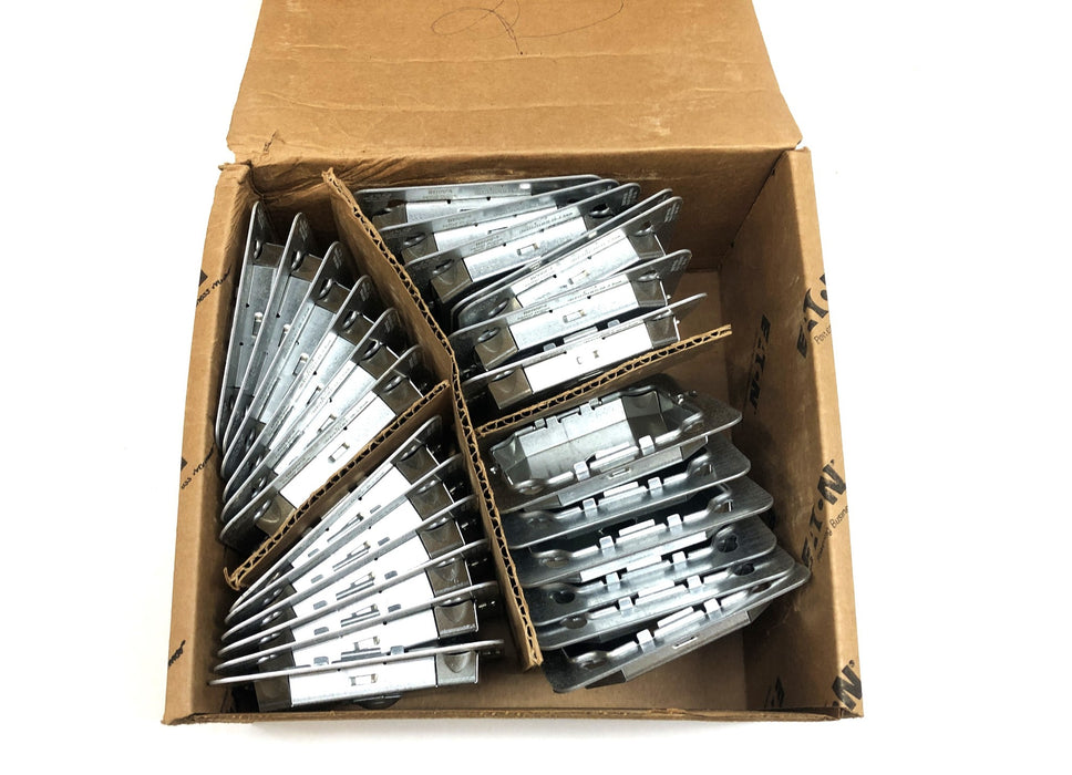 Eaton B-Line Series 2Gang Rapid Ring Box Plate And Cover B2RRP4C [Lot of 25] NOS
