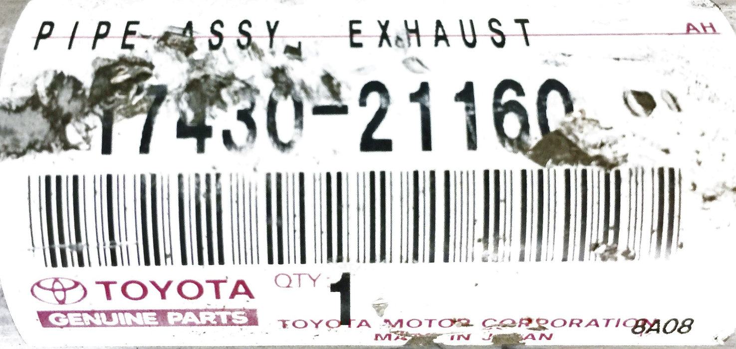 Toyota Exhaust Tail Pipe Assembly 17430-21160 NOS