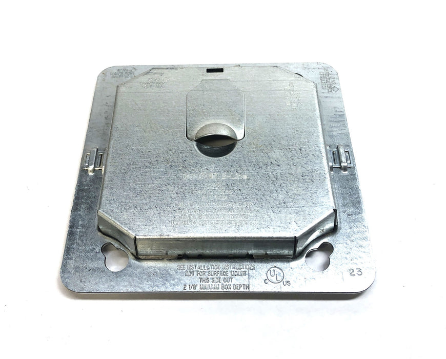 Eaton B-Line Series 2Gang Rapid Ring Box Plate And Cover B2RRP4C [Lot of 17] NOS