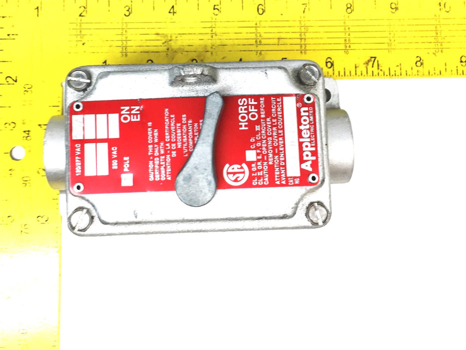 Appleton Electric Tumbler Switch EFD175F1 NOS