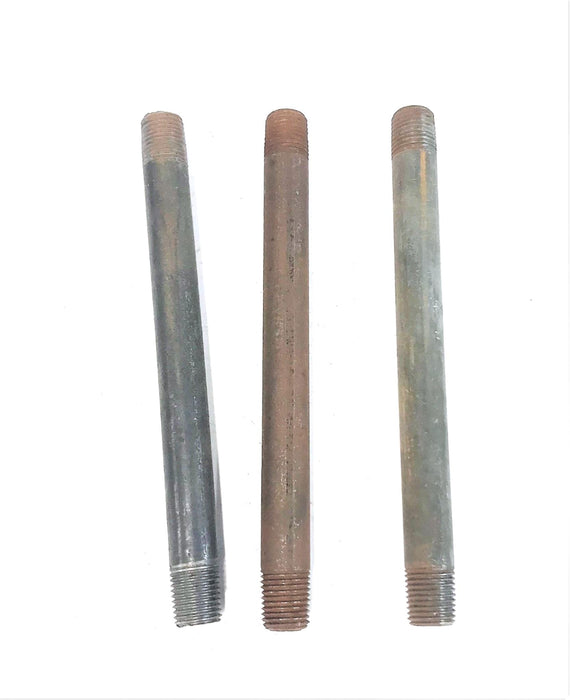 Unbranded Black Steel Pipe Nipple 1/4"x6" Sch. 80 1LLY1 [Lot of 3] NOS