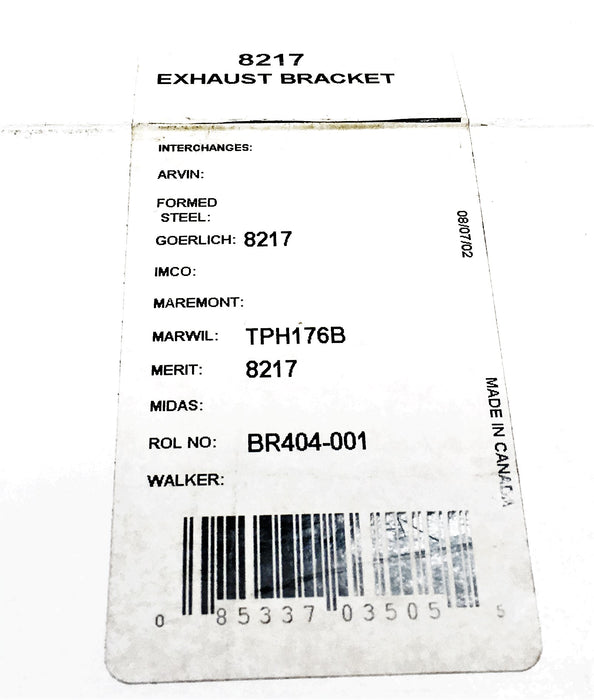 Unbranded Exhaust Bracket 8217 NOS