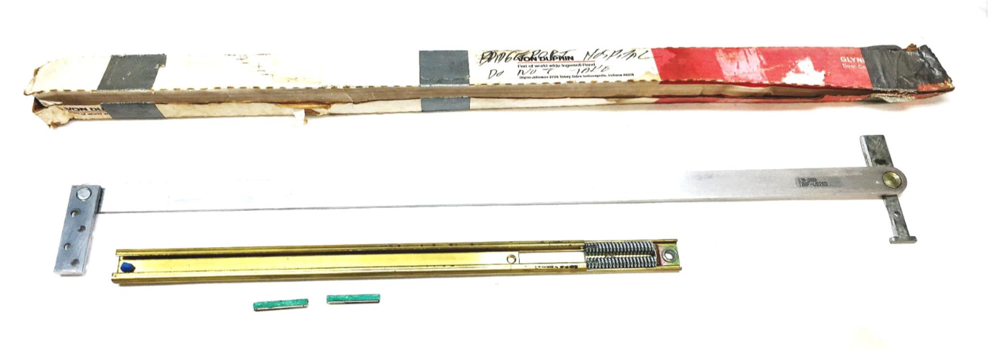 Glyn Johnson 100 Series Concealed Overhead Door Stop And Holder 106F-US26D USED