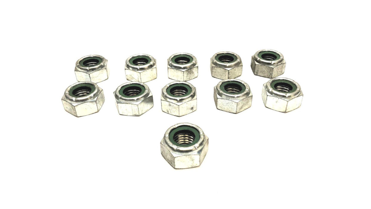 Unbranded 3/4 Inch Stainless Steel Coarse Hex Lock Nut [Lot of 11] NOS