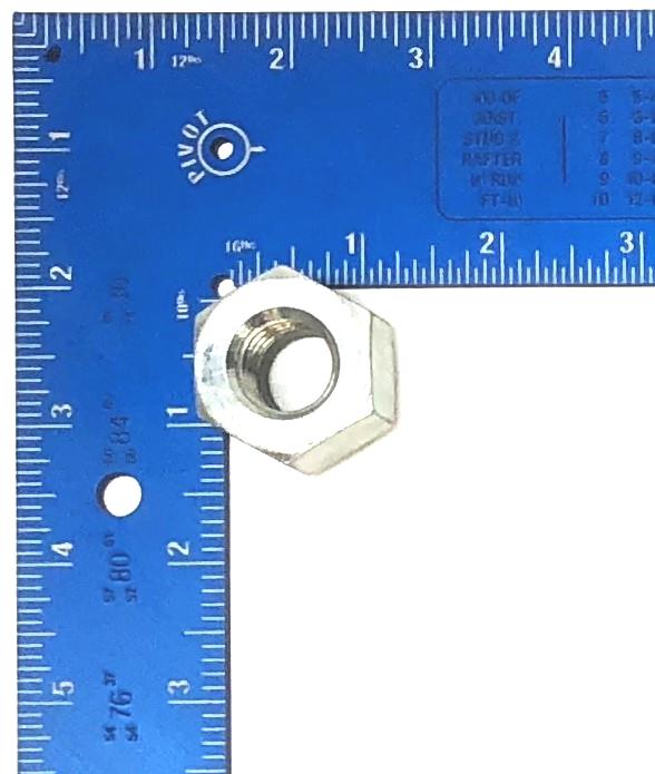 Unbranded 3/4 Inch Stainless Steel Coarse Hex Lock Nut [Lot of 11] NOS