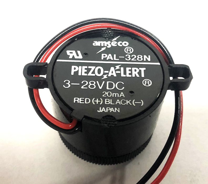 Amseco Piezo-A-Lert 3-28 VDC Electronic Alert Buzzer PAL-328N [Lot of 2] NOS