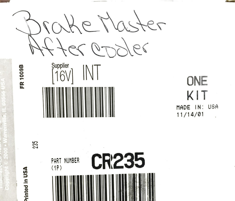 Fleetrite Unloader Valve Service Kit CR235 NOS