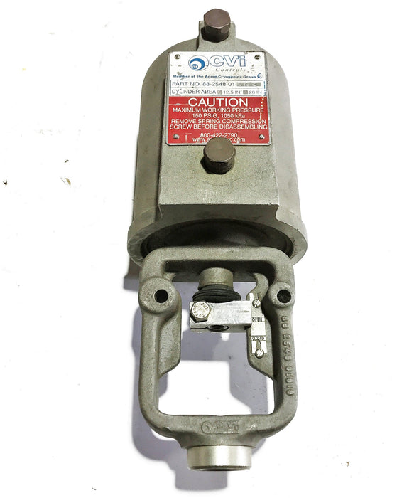 CVI Controls Cryogenic Pneumatic Position Actuator Valve 88-2548-01-002