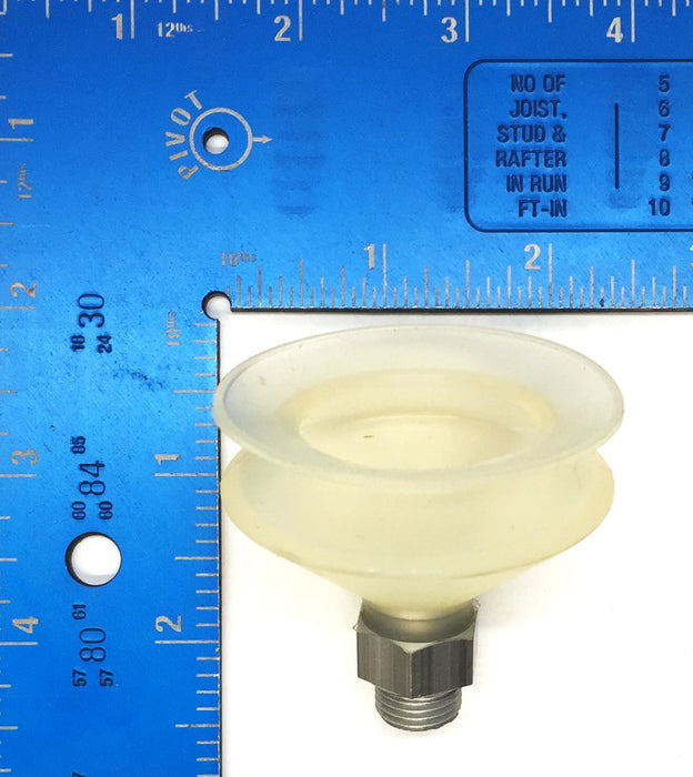 Festo Bellows Round Suction Cup 1373812 (VASB-55-1/4-SI-B) [Lot of 3] NOS