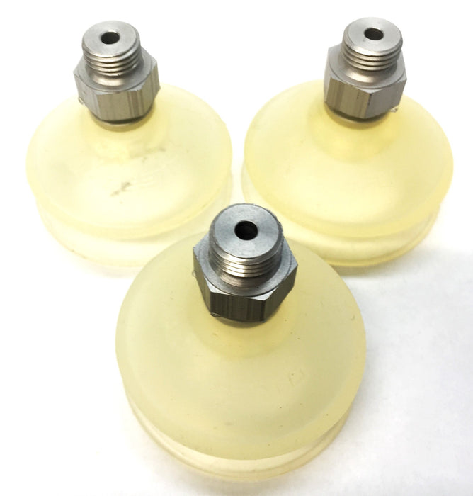 Festo Bellows Round Suction Cup 1373812 (VASB-55-1/4-SI-B) [Lot of 3] NOS