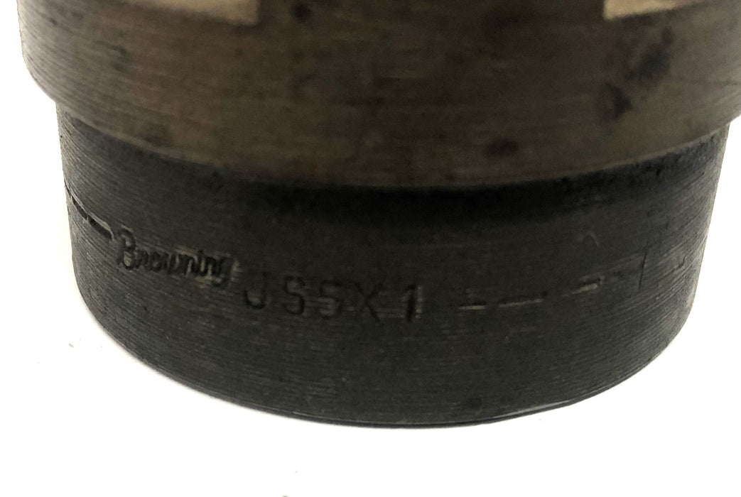 Browning 2.49X2.68 Inch OD Half Jaw Coupling With 1.38 Inch Bore JS5X1 NOS