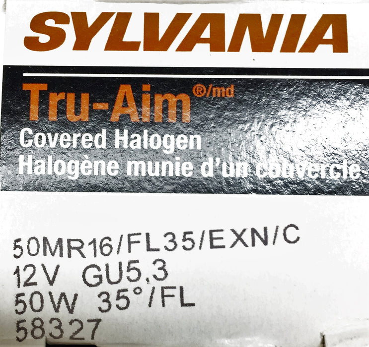 Sylvania Tru-Aim Covered Halogen Bulb 58327 [Lot of 9] NOS
