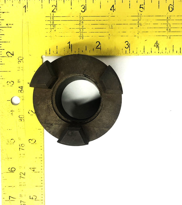 Browning 2.49X2.68 Inch OD Half Jaw Coupling With 1.38 Inch Bore JS5X1 NOS