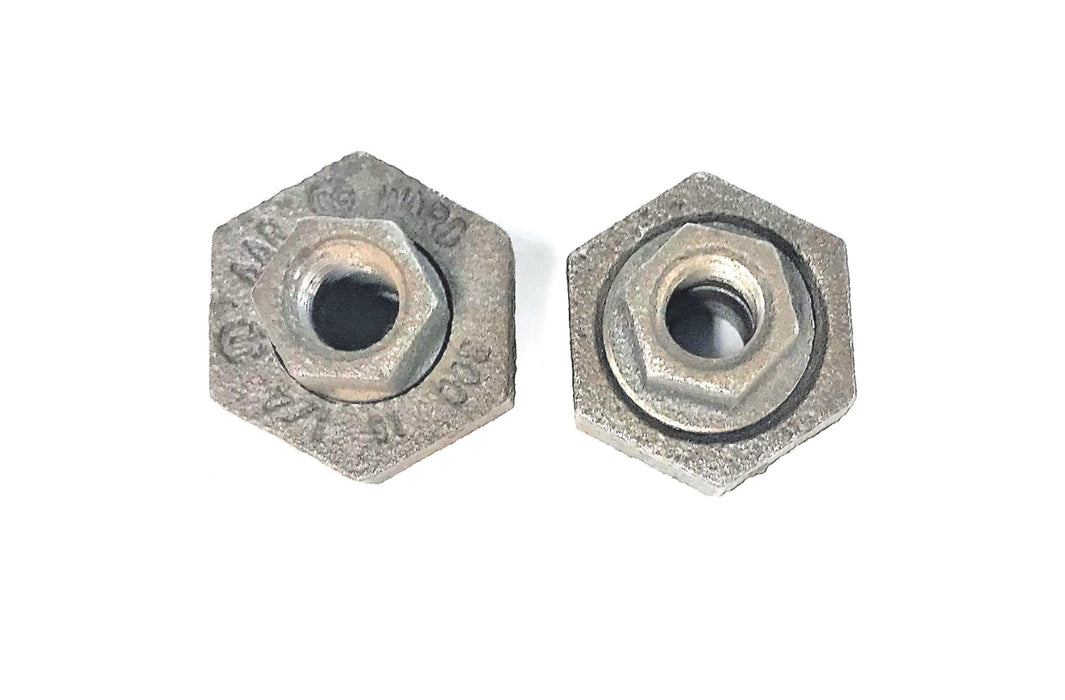 WARD 300 AAR 1/4" Black Pipe Union [Lot of 2] NOS