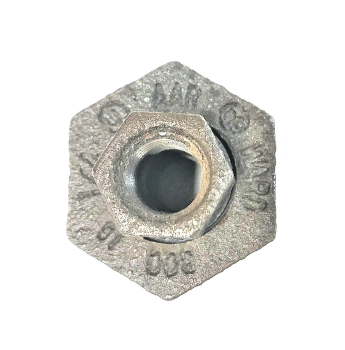 WARD 300 AAR 1/4" Black Pipe Union [Lot of 2] NOS